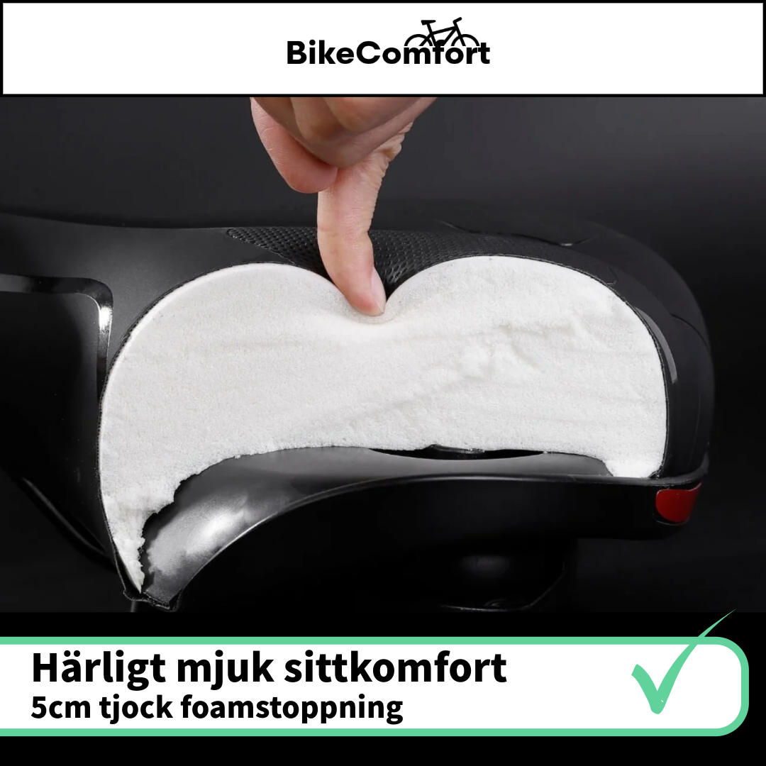 BikeComfort- Sadel med FoamMax-teknologi